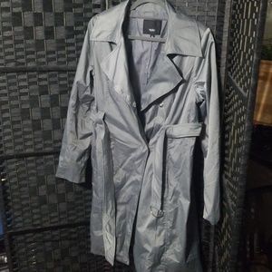 Silver Grey XL Mossimo trench coat